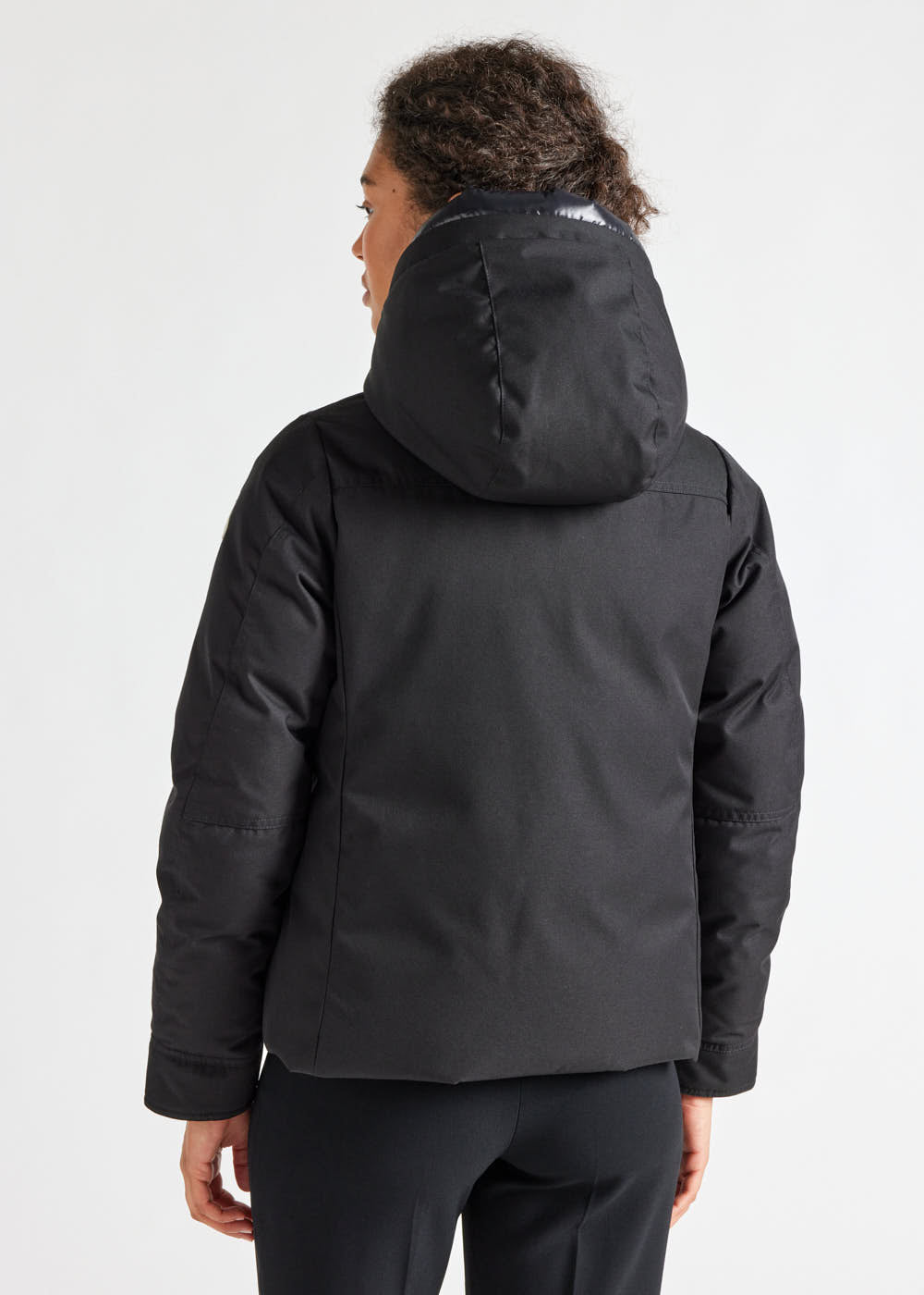Parka courte femme Pyrenex Charlotte en duvet naturel Black