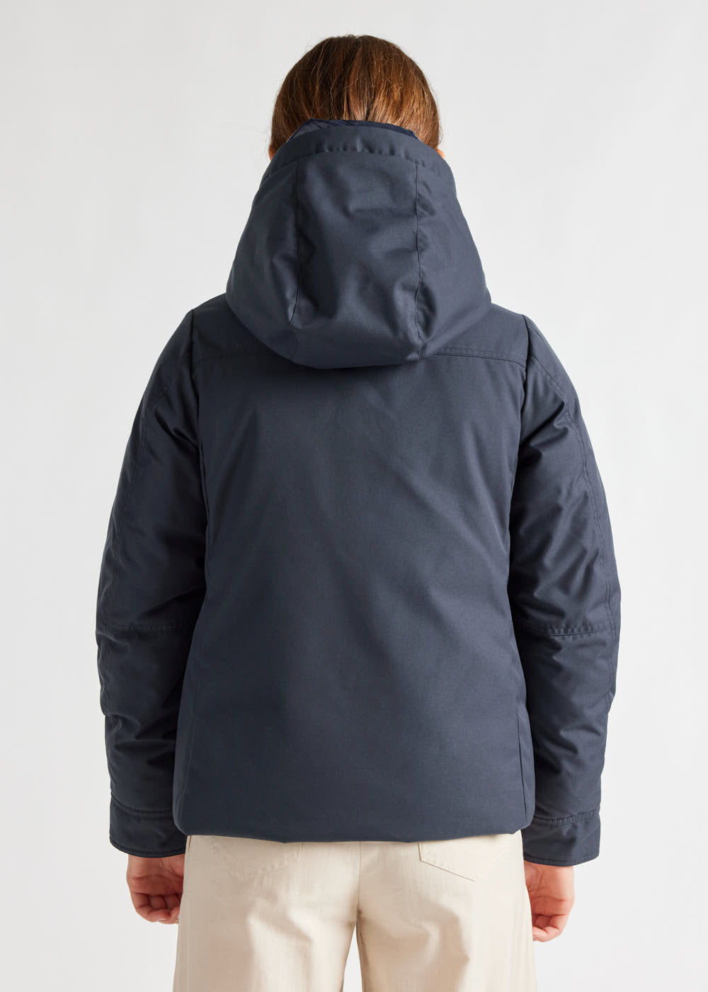 Parka courte femme Pyrenex Charlotte en duvet naturel Amiral